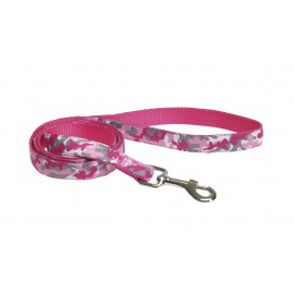 Laisse en sangle nylon à motif Camouflage