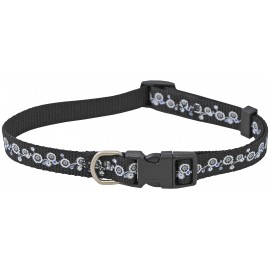 Collier réglable en sangle nylon à motifs Florales "Forget-me-not"