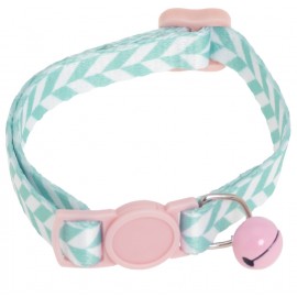 Collier réglable anti-étranglement en nylon à motifs Géométriques