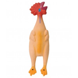 Jouet Sonore Coq Couineur en latex